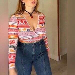 Lisa Says Gah Lucille Top in Strawberry Rose